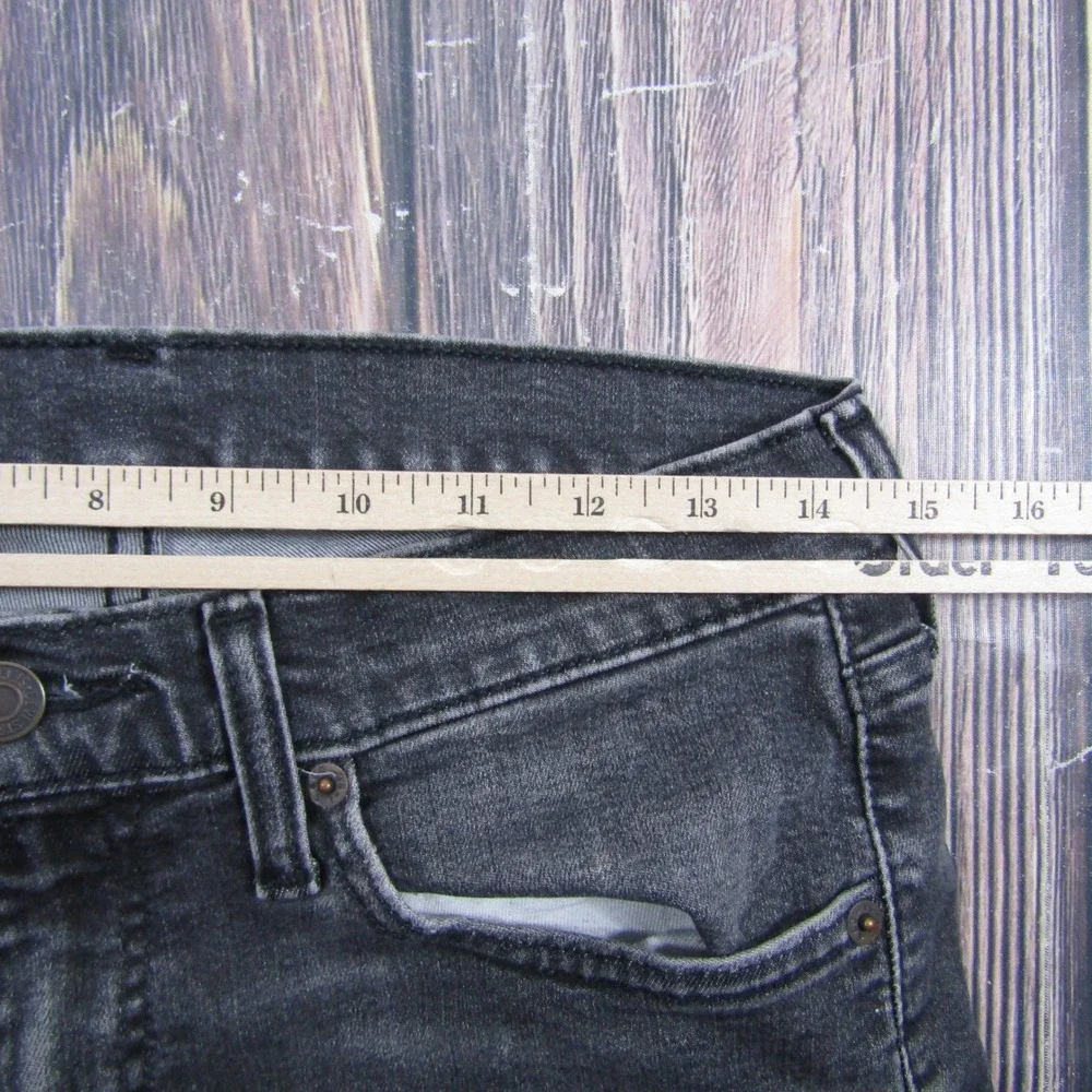 Levi 511 Slim Jeans Mens 31x30 Black Faded Stretch Denim 04511-3096